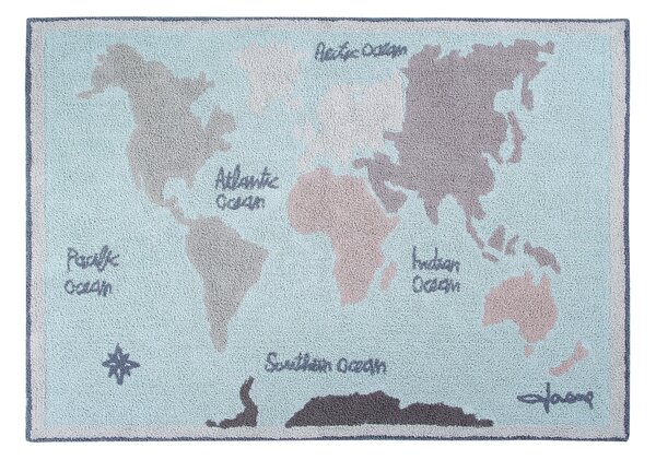 Lorena Canals koberce Ručne tkaný kusový koberec Vintage Map - 140x200 cm