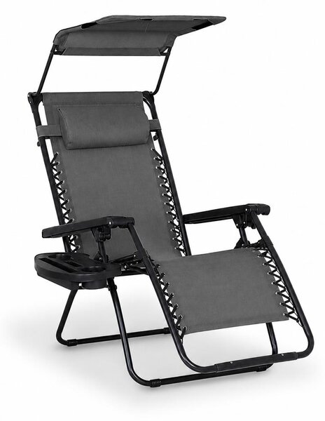 Set 2 ks relaxačných kresiel AVENBERG PALMAS - sivá