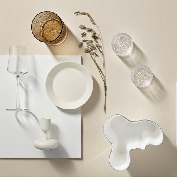 Iittala Svietnik Kastehelmi, číry
