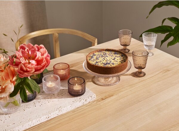 Iittala Svietnik Kastehelmi, číry