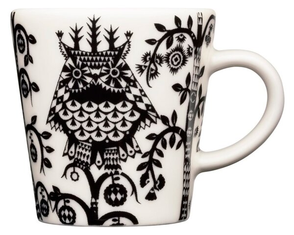 Iittala Šálka s podšálkou Taika 0,1l, čierna