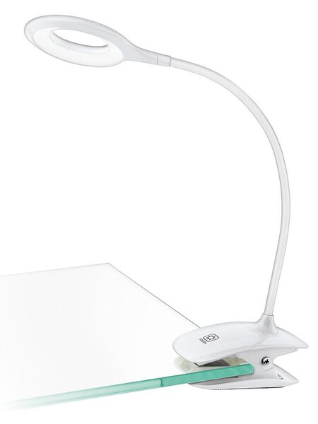 Eglo Eglo 97077 - LED Stmievateľná lampa s klipom CABADO 1xLED/3W/230V biela EG97077 + záruka 5 rokov zadarmo