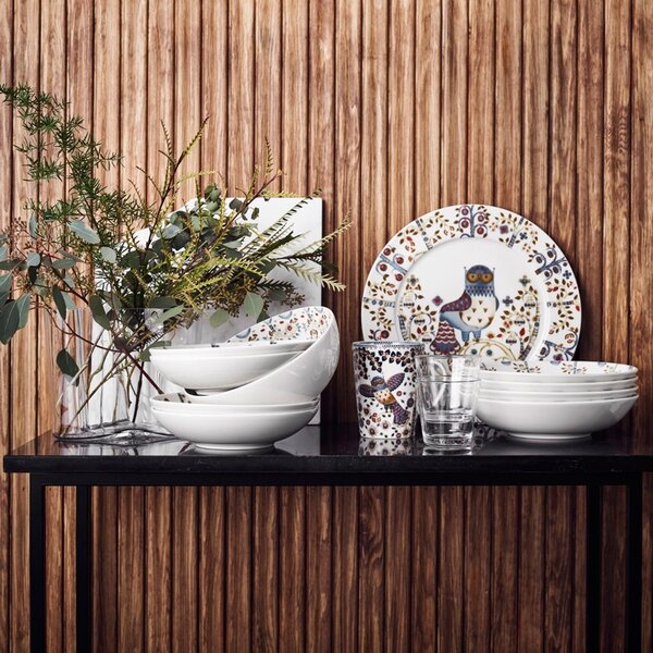 Iittala Hlboký tanier Taika deco 20cm, biely