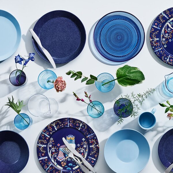 Iittala Poháre Kartio 0,21l, 2ks, modré rain