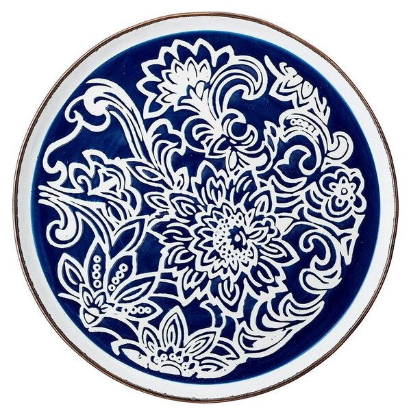 Keramický obedový tanier Molly Blue Plate 24 cm B