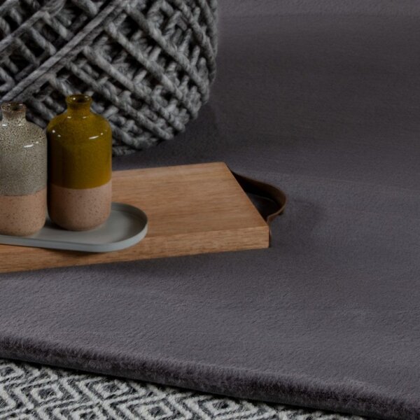 Obsession , Kusový koberec Cha Cha 535 grey kruh, 80x80 (priemer) kruh, šedá, obývacia izba