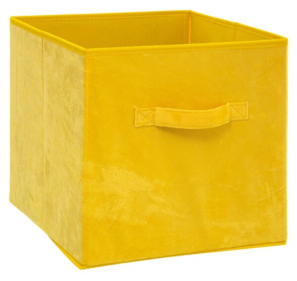 Úložný box Soft, 31x31x31 cm, žltá