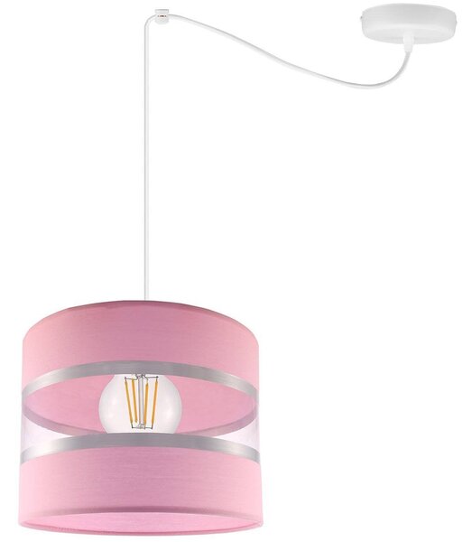 Závesné svietidlo Elegance Spider, 1x textilné tienidlo (výber z 8 farieb), w