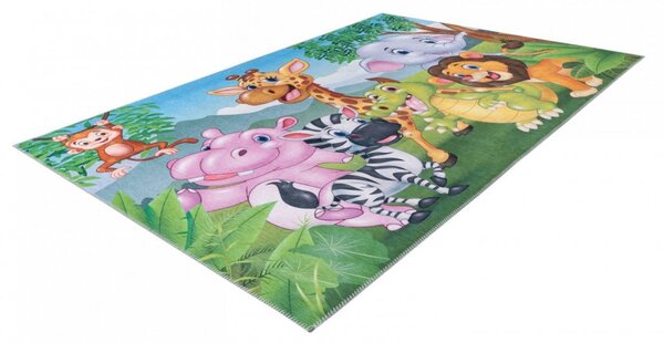 Obsession, Detský kusový koberec Torino kids 239 JUNGLE, 160x230, viacfarebná, detská izba
