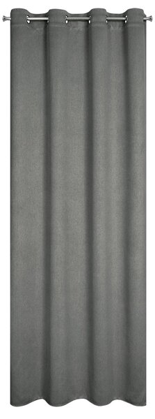 ZATEMŇOVACÍ ZÁVES NA KRÚŽKOCH CARLO 135X250 CM SIVÁ