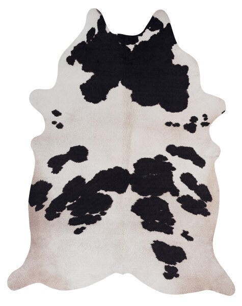 Obsession koberce Kusový koberec Toledo 190 black white - 155x190 tvar kožušiny cm