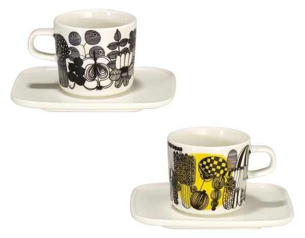 Marimekko Hrnček Oiva Siirtolapuutarha 0,2l, žltý