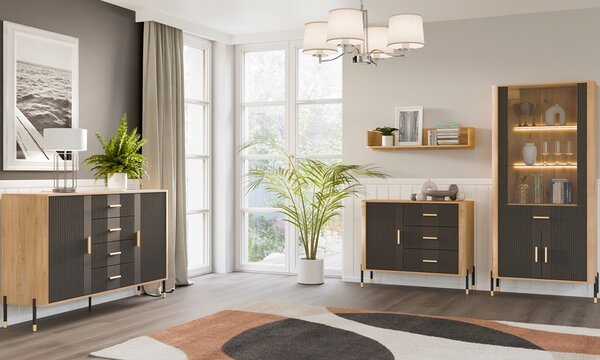 DANTE antracit DT06 komoda