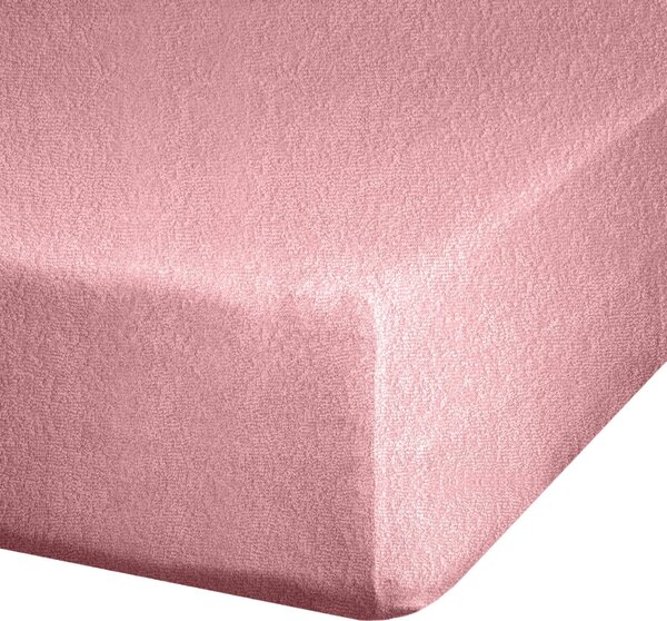FROTÉ PRESTIERADLO 140X200 CM, VÝŠKA 20 CM PÚDROVO RUŽOVÉ