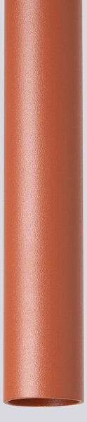 Závesné svietidlo Pastelo, 1x oranžové kovové tienidlo