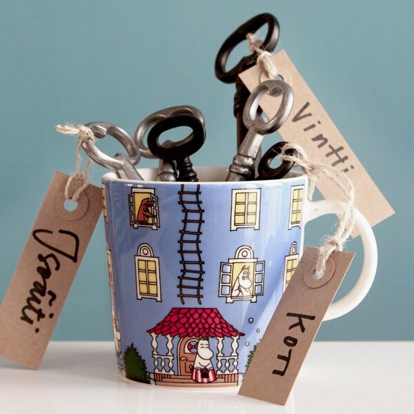 Arabia Hrnček Moominhouse 0,3l, modrý