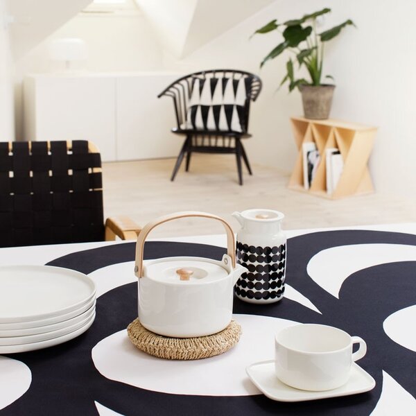 Marimekko Tanier Oiva 15x12cm, biely