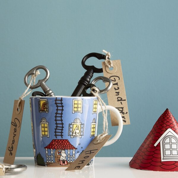 Arabia Hrnček Moominhouse 0,3l, modrý