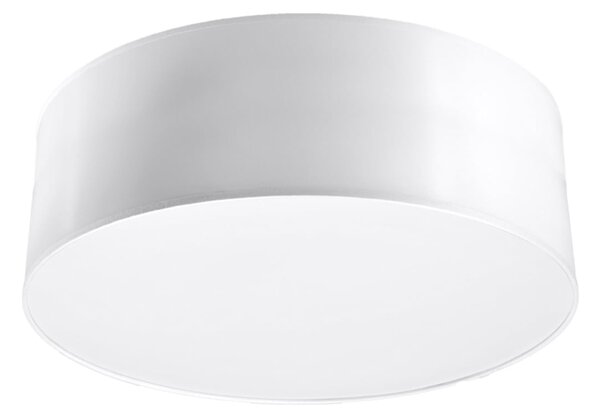 Stropné svietidlo Arena, 1x biele plastové tienidlo, (biely plast), (fi 25 cm)