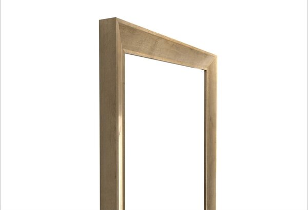 Nástenné zrkadlo v hnedom ráme Styler Paris, 47 x 147 cm