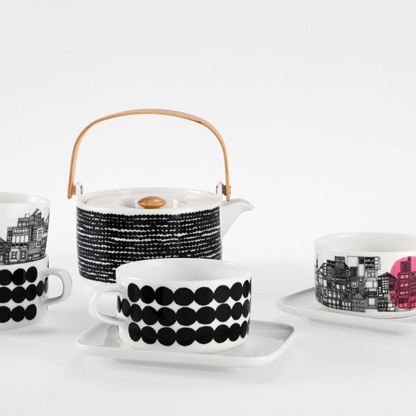 Marimekko Čajová súprava Oiva Siirtolapuutarha