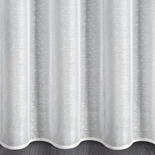 ZÁCLONA NA KRÚŽKOCH SIBEL 300 CM X 250 CM BIELA