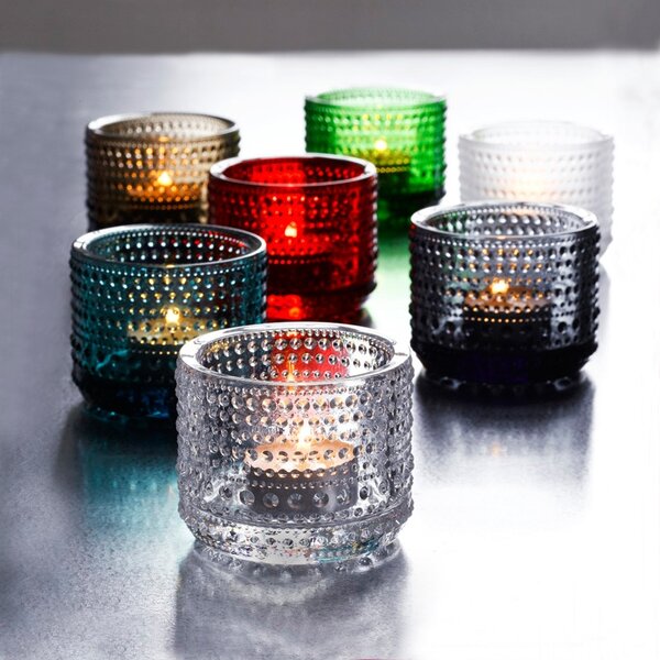 Iittala Svietnik Kastehelmi, číry