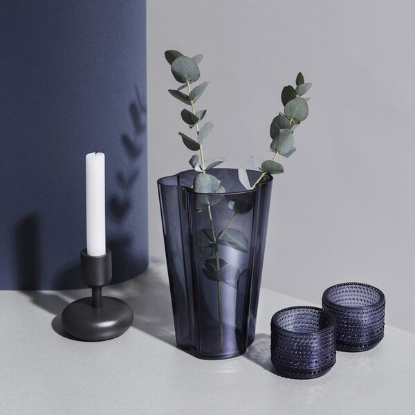 Iittala Svietnik Nappula 107mm, tmavo sivý