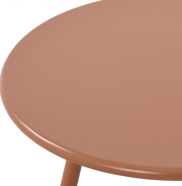Konferenčný stolík Minot - v45 x Ø60 cm - Terracotta
