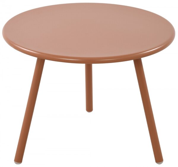 Konferenčný stolík Minot - v45 x Ø60 cm - Terracotta