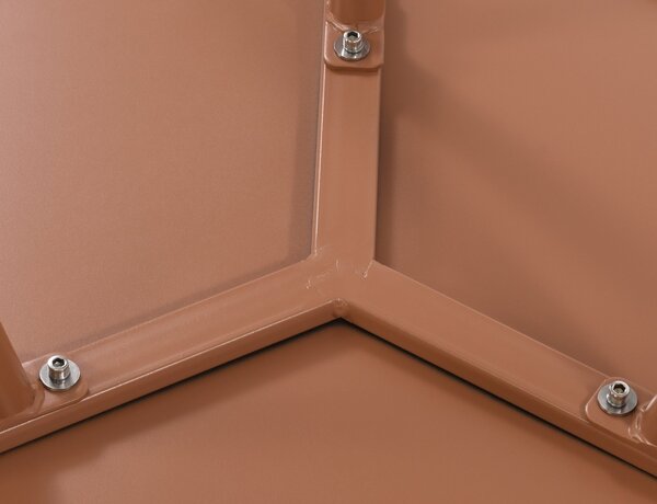 Konferenčný stolík Minot - v45 x Ø60 cm - Terracotta