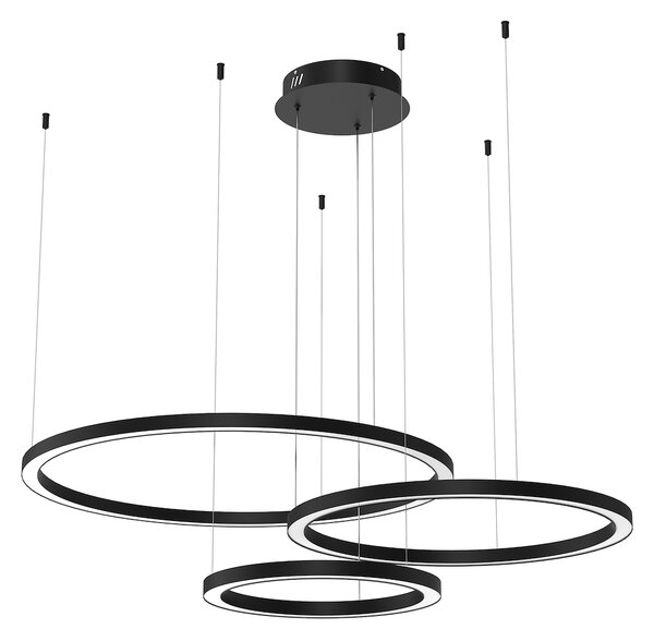 Závesné LED svietidlo Galaxia, 3x LED 85w, 3500k, b