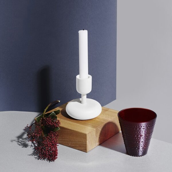 Iittala Svietnik Nappula 107mm, biely