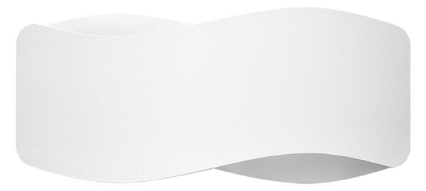 Nástenné svietidlo Tila, 1x biele kovové tienidlo, (30 cm)