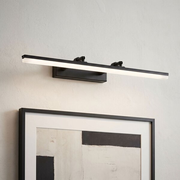 Toolight Toolight, LED nástenné svietidlo, 60cm, 9W, 4000K, 1000lm, APP1879-1W, Čierna matná, OSW-66034