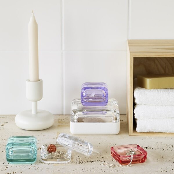 Iittala Svietnik Nappula 107mm, biely