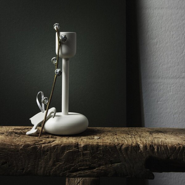 Iittala Svietnik Nappula 183mm, biely