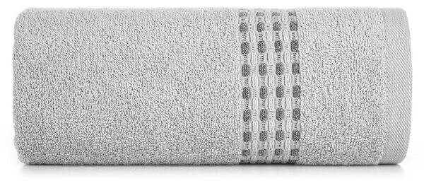 BAVLNENÝ UTERÁK RIVA 50X90 CM STRIEBORNÁ
