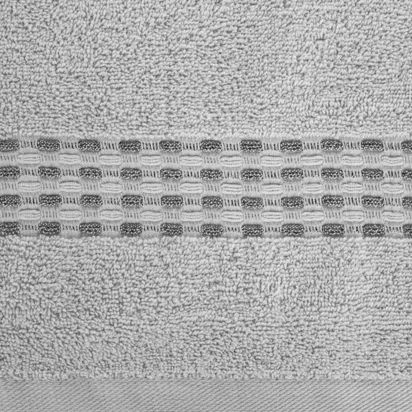 BAVLNENÝ UTERÁK RIVA 50X90 CM STRIEBORNÁ