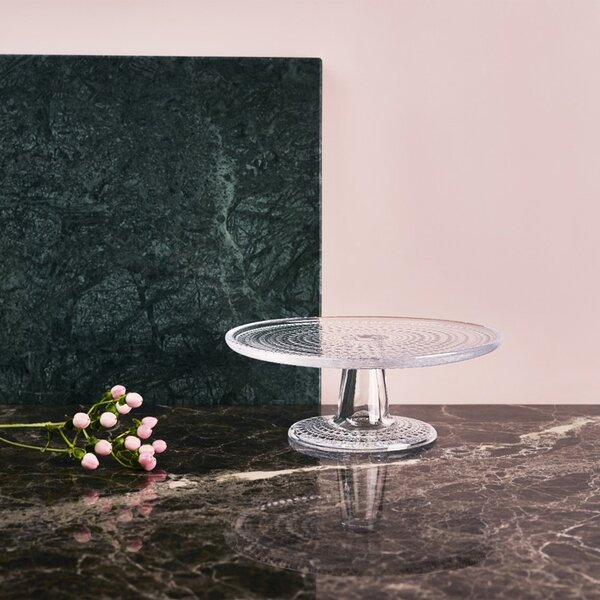 Iittala Podstavec pod tortu Kastehelmi 24cm, číry