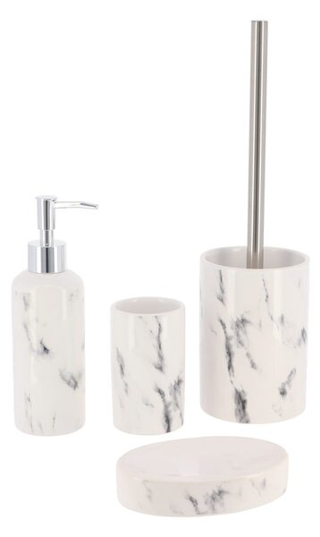 WC kefa Nardi Marble, s chrómovými prvkami