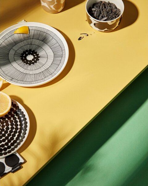 Marimekko Tanier Oiva Siirtolapuutarha 20cm, čierny