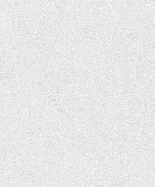 RASCH | Vliesová tapeta na stenu Timeless Selection 169201 | 0,53 x 10,05 m | biela