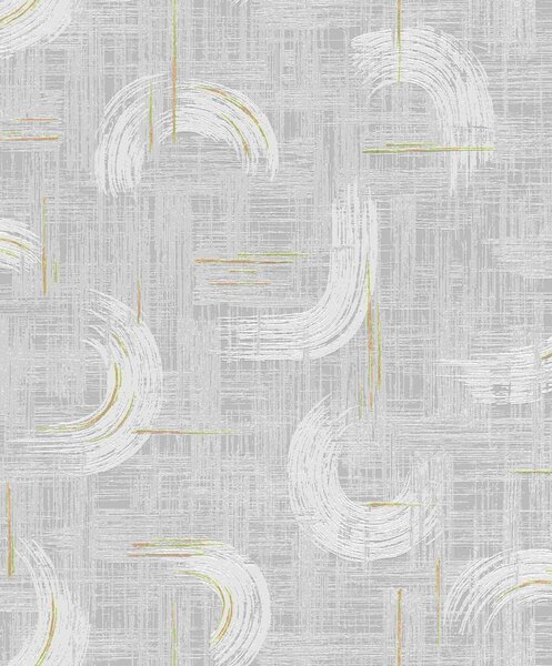 RASCH | Vliesová tapeta na stenu Timeless Selection 429039 | 0,53 x 10,05 m | šedá, biela, metalická