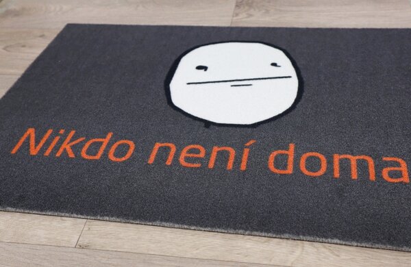 Mercury Flooring , TRHÁK: Rohožka Nikto nie je doma 40x60 cm, 40x60, šedá