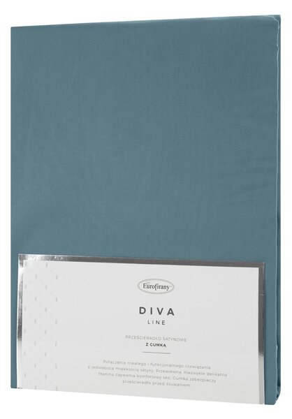 MAKOSATÉNOVÉ PRESTIERADLO DINA 100X200 CM, VÝŠKA 25 CM TMAVOTYRKYSOVÉ