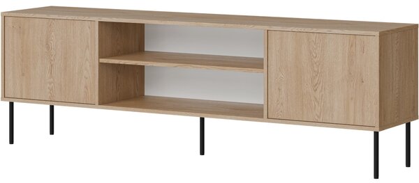MEBLINE Komoda RTV ANDREA 180 EF 2D dub cremona