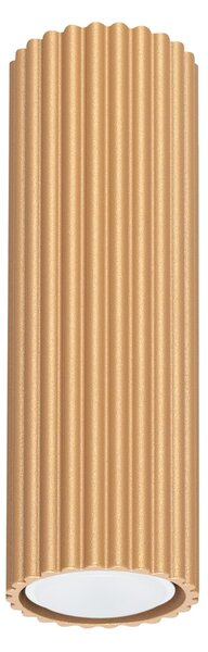 Stropné svietidlo Karbon, 1x zlaté kovové tienidlo, (20 cm)