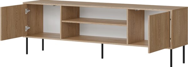 MEBLINE Komoda RTV ANDREA 180 EF 2D dub cremona