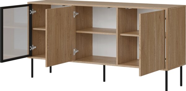 MEBLINE Komoda ANDREA 150 3D dub cremona